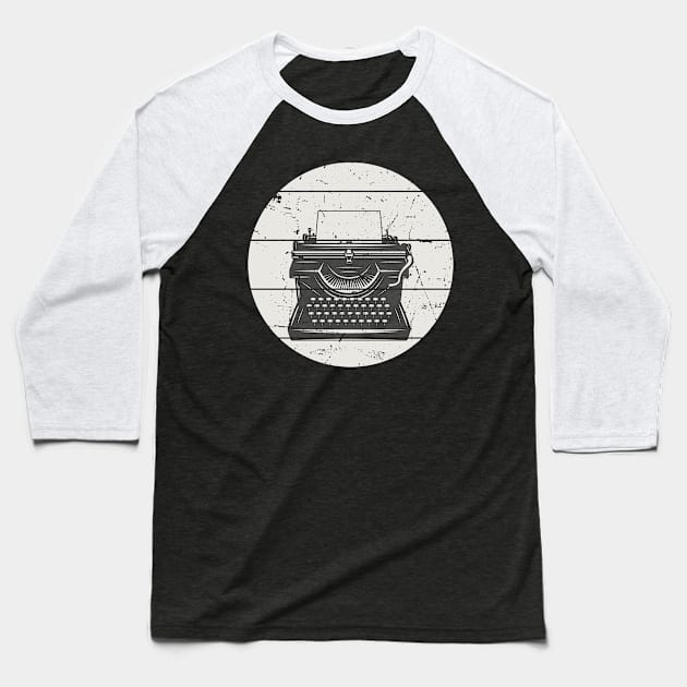 vintage typewriter Baseball T-Shirt by big_owl